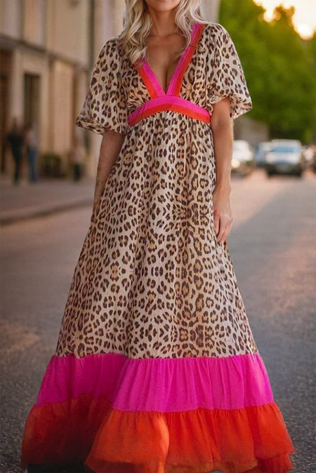 Printed Half Sleeve Top and Wide Leg Pants Set