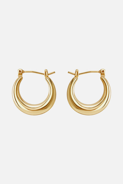 Round Hoop Earrings