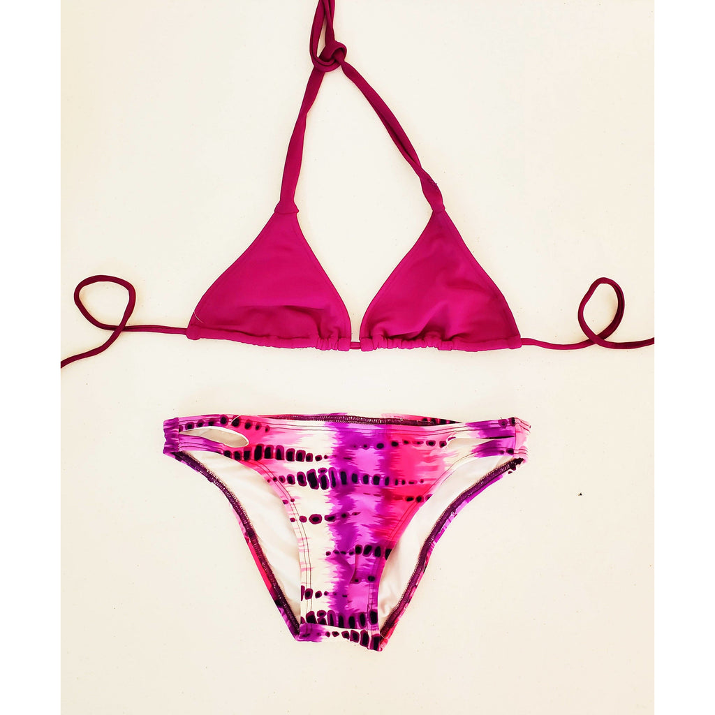 Tie dye purple mix 2 bikiny