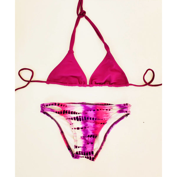Tie dye purple mix 2 bikiny