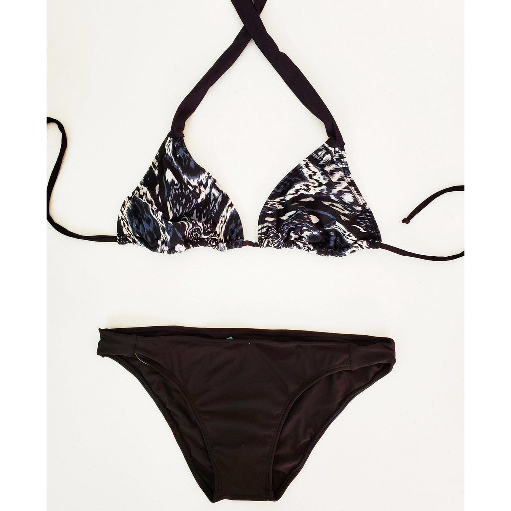 Tie dye black & white bikiny