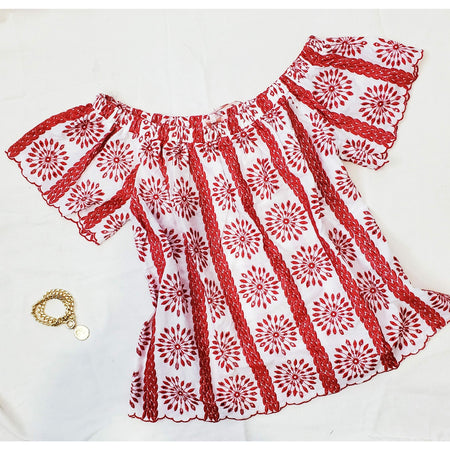 Fuchsia off shoulder
