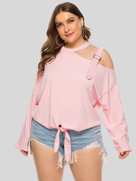 Plus Size Star Dropped Shoulder Top and Shorts Lounge Set