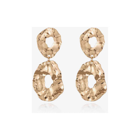 Alloy & Rhinestone Huggie Earrings