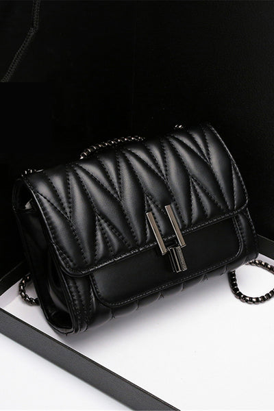 Baeful PU Leather Crossbody Bag