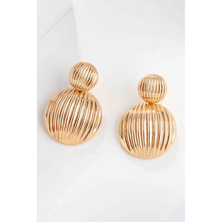 18K Gold-Plated Zinc alloy Drop Earrings