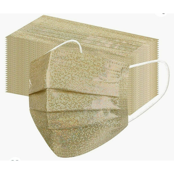 Disposable Glitter Mask (10 pack)