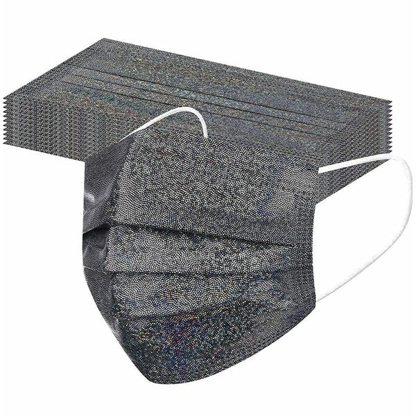 Disposable Glitter Mask (10 pack)