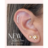 Mila Gold Plated Studs set