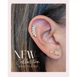 Bri Gold Plated Studs set