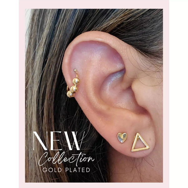 Bri Gold Plated Studs set
