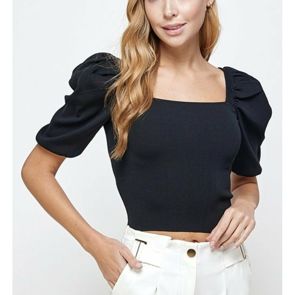 Black blouse strech
