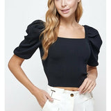 Black blouse strech