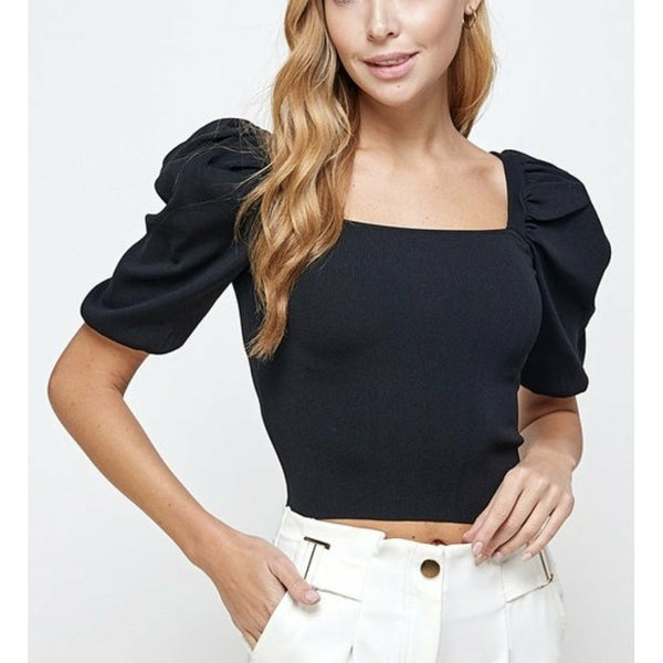 Black blouse strech