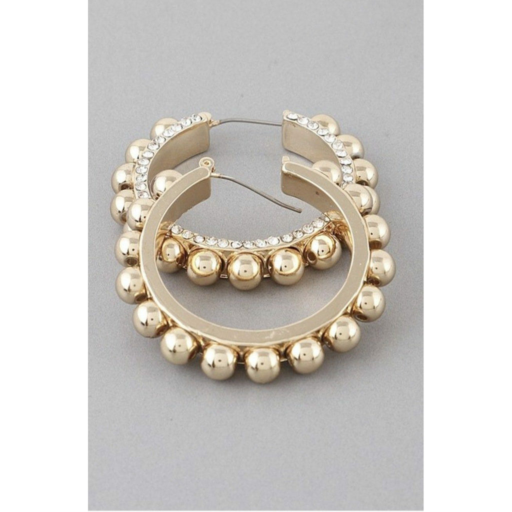 Earring the basic gold