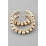 Earring the basic gold