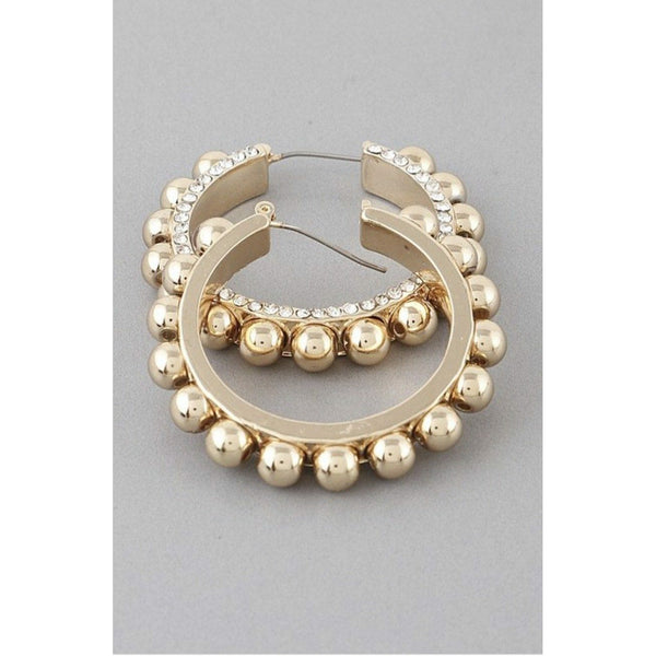 Earring the basic gold
