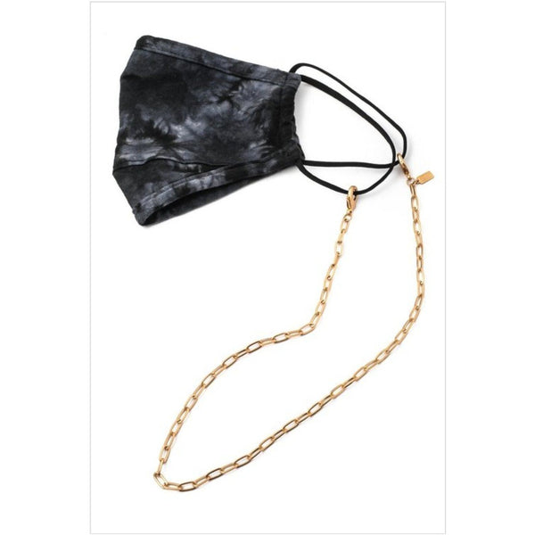 Mask or sunglasses chain silver