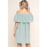 Sage tunic dress