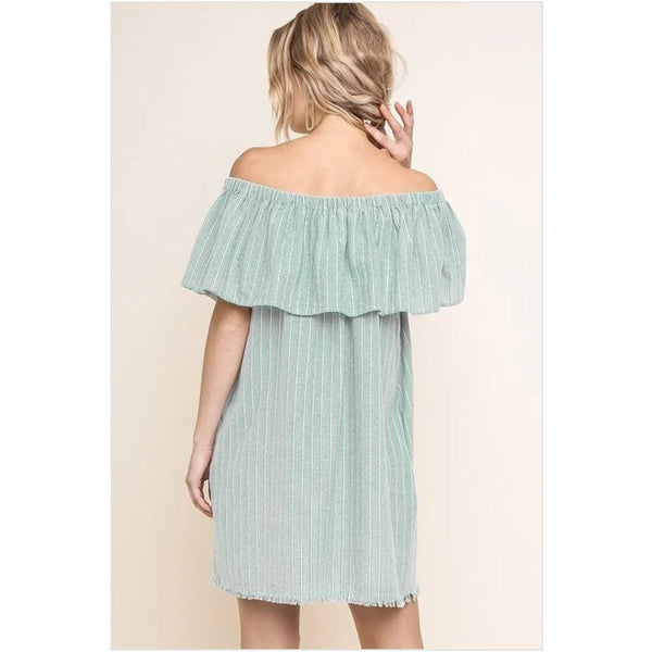 Sage tunic dress