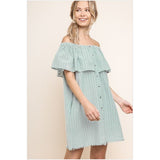 Sage tunic dress