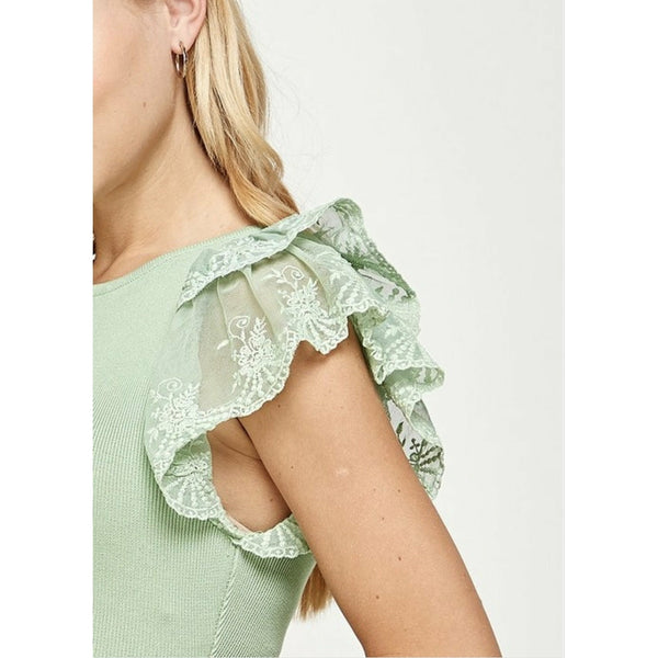 Mint blouse strech