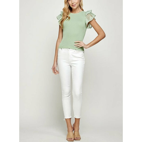 Mint blouse strech