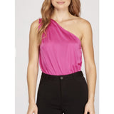 Fuchsia off shoulder