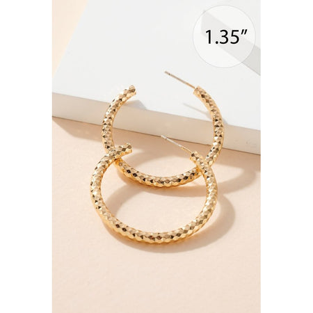 Geometrical Shape Zinc Alloy Frame Dangle Earrings
