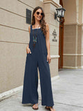 Square Neck Sleeveless Jumpsuit