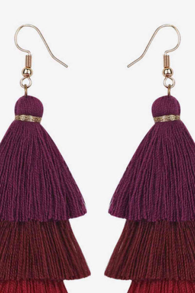 Layered Tassel Earrings