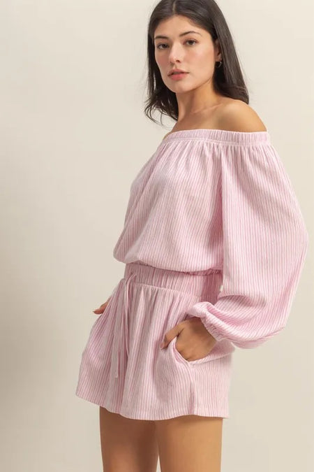 Button-Down Sleeveless Top and Shorts Set