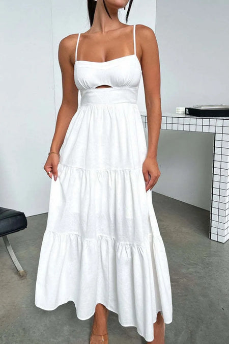 Button-Down Sleeveless Top and Shorts Set