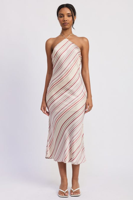 HALTER NECK BOTTON DOWN TOP