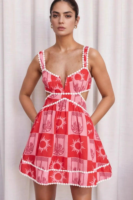Button-Down Sleeveless Top and Shorts Set