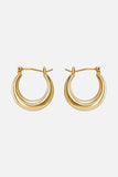 Round Hoop Earrings