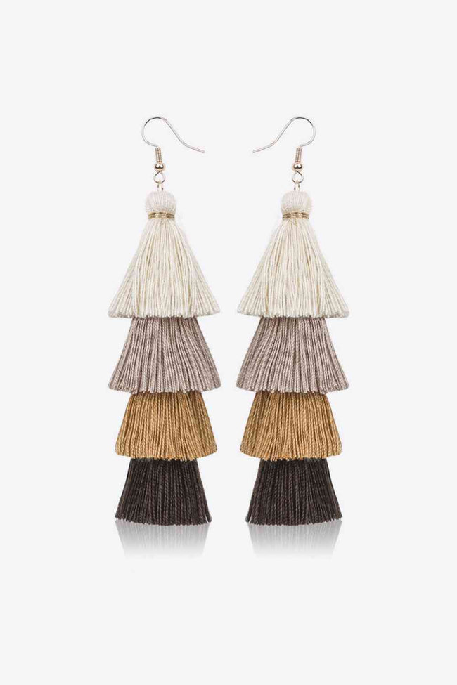 Layered Tassel Earrings