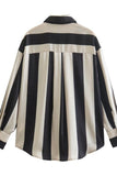 Striped Dropped Shoulder Shirt