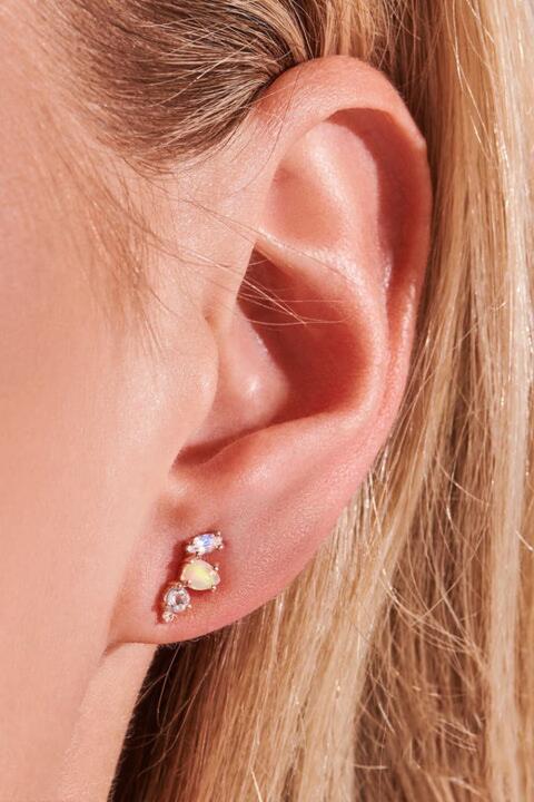 Opal 925 Sterling Silver Earrings