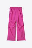 Drawstring Waist Pants with Pockets