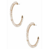 Ivory beads earrings