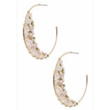 Mix Ivory beads earrings