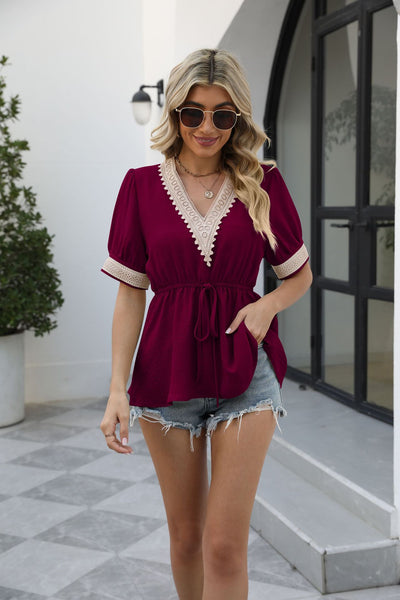 White Tank Top - V-Neck Tank Flowy Tank