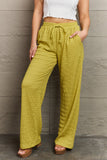GeeGee Dainty Delights Textured High Waisted Pants