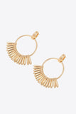 18K Gold-Plated Zinc alloy Drop Earrings