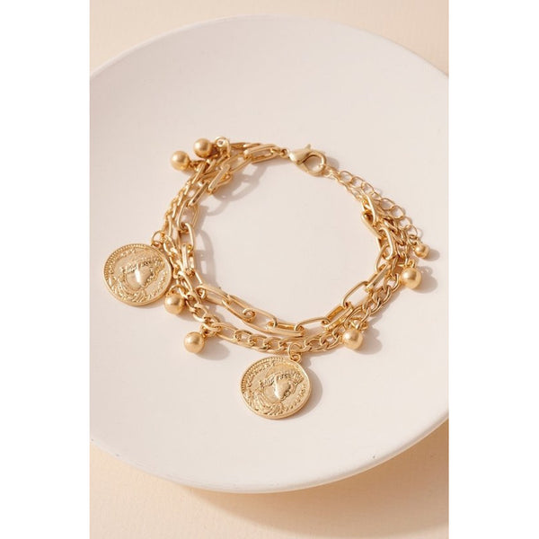 Charms Bracelet gold plated